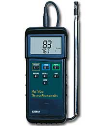 A picture Heavy Duty Hot wire Thermo-Anemometer